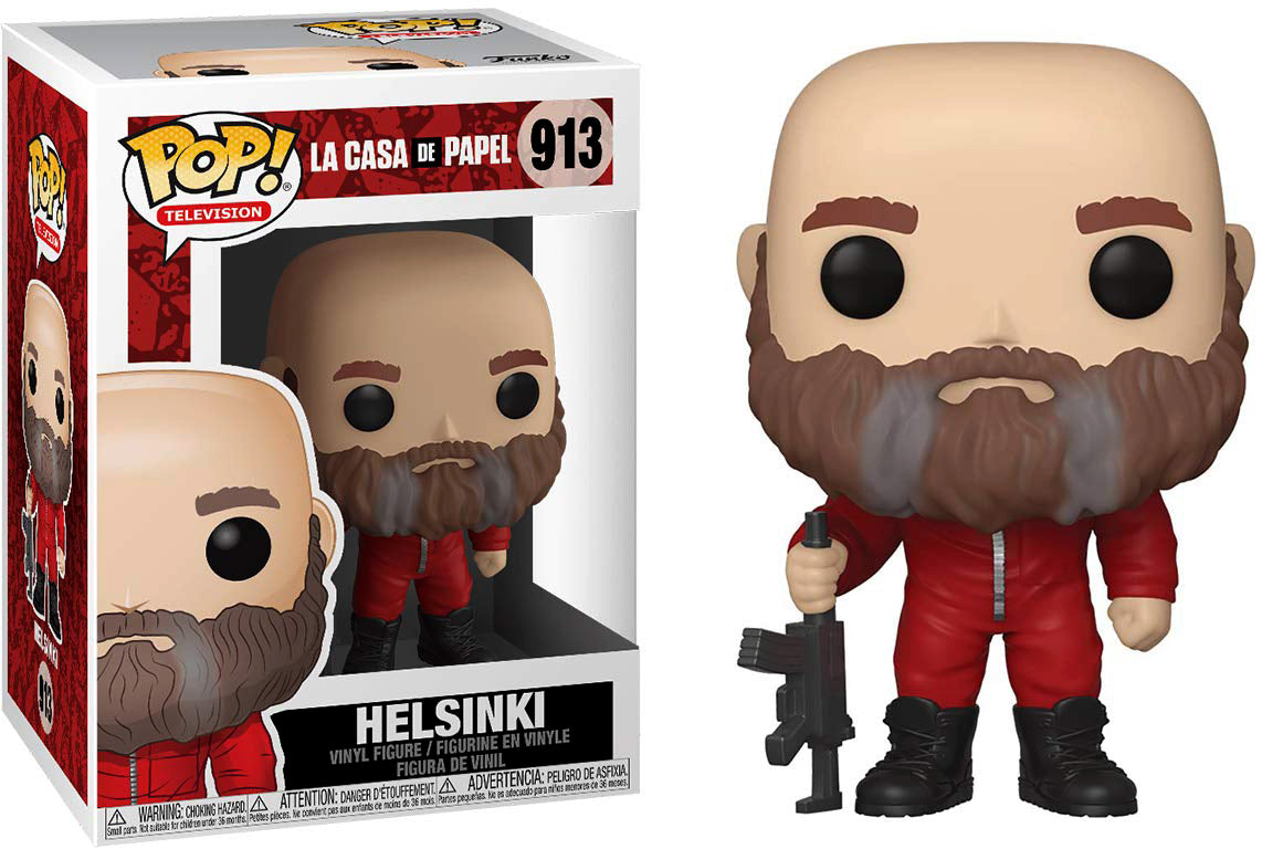 Pop Television 3.75 Inch Action Figure La Casa De Papel - Helsinki #913 (Sub-Standard Packaging)
