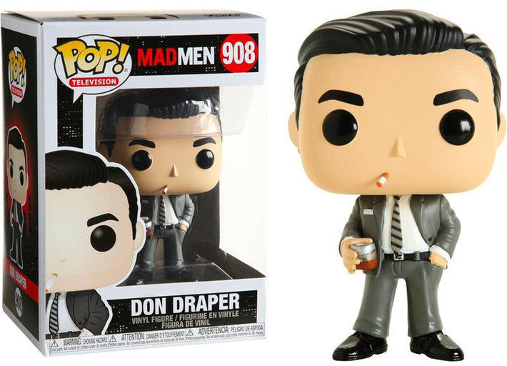 Pop Television 3.75 Inch Action Figure Mad Men - Don Draper #908 (Non Mint Packaging)