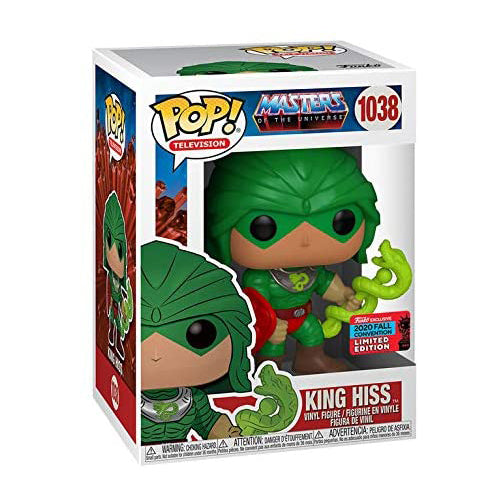 Pop Television Masters Of The Universe 3.75 Inch Action Figure Exclusive - King Hiss #1038