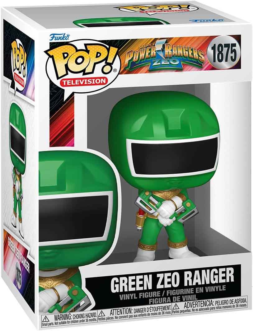 Pop Television Power Rangers 3.75 Inch Action Figure - Green Zeo Ranger #1875