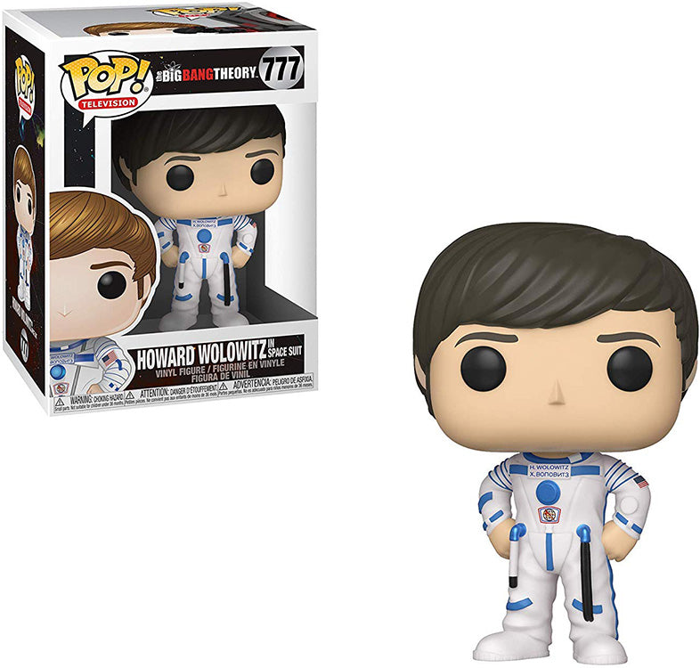 Pop Television 3.75 Inch Action Figure The Big Bang Theory - Howard Wolowitz In Space Suit #777 (Shelf Wear Packaging)
