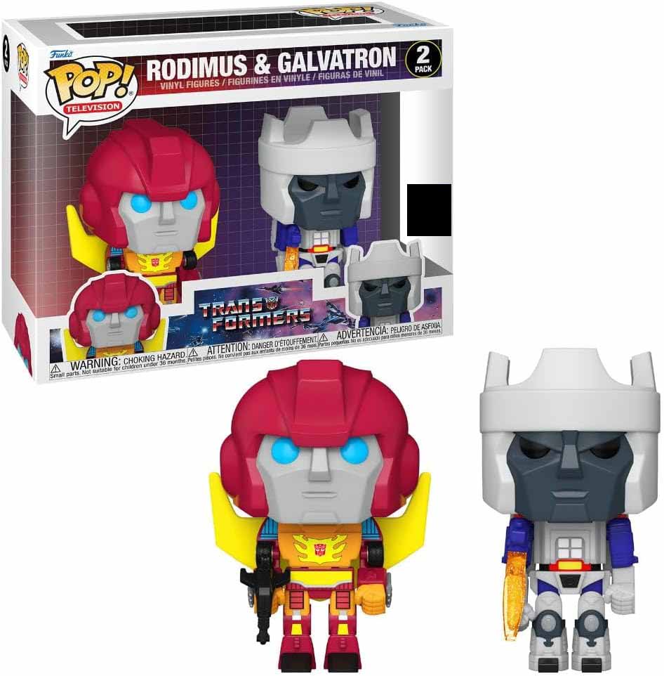 Pop Television Transformers 3.75 Inch Action Figure 2-Pack Exclusive - Rodimus & Galvatron