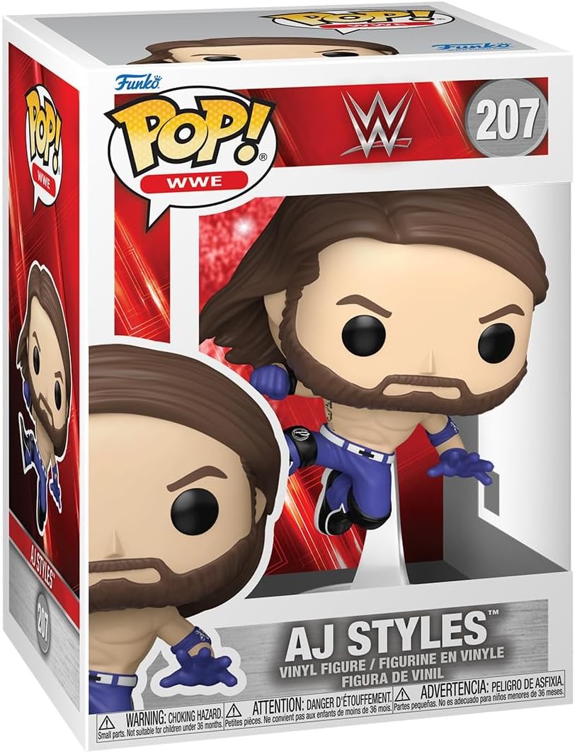 Pop WWE 3.75 Inch Action Figure - AJ Styles #207