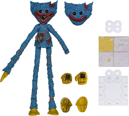 Poppy Playtime 7 Inch Action Figure Bendable - Huggy Wuggy (Ruined)