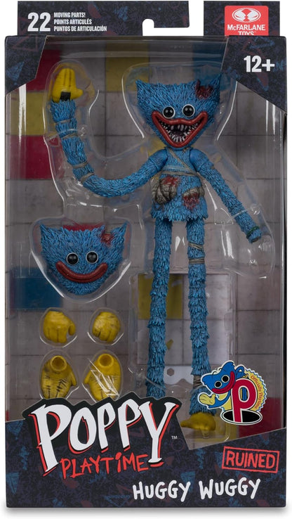 Poppy Playtime 7 Inch Action Figure Bendable - Huggy Wuggy (Ruined)