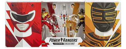 Power Rangers Lightning Collection 6 Inch Action Figure 2-Pack Exclusive - Red and Zeo Gold Ranger SDCC 2019 (Sub-Standard Packaging)