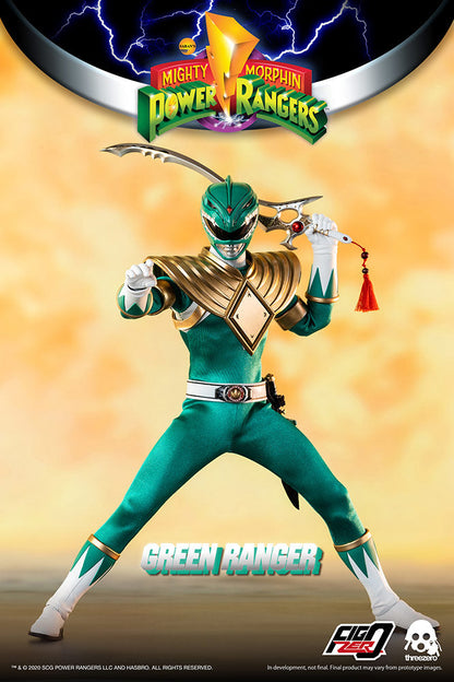 Power Rangers Mighty Morphin 12 Inch Action Figure 1/6 Scale - Green Ranger Threezero 907475 (Previously Opened Packaging)