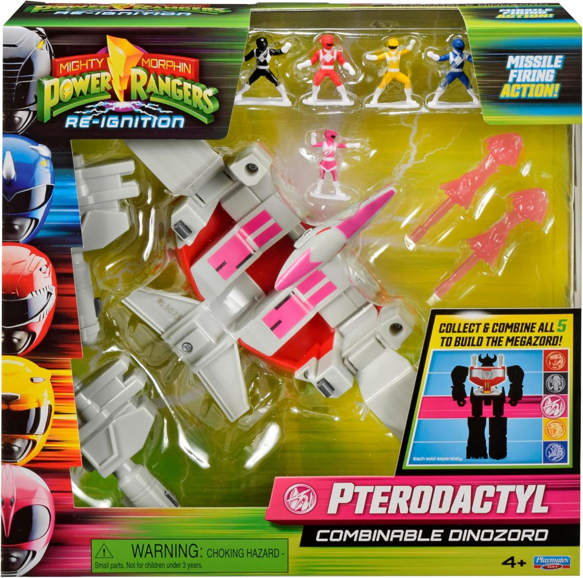 Power Rangers Re-Ignition 6 Inch Action Figure Combinable Megazord - Pterodactyl