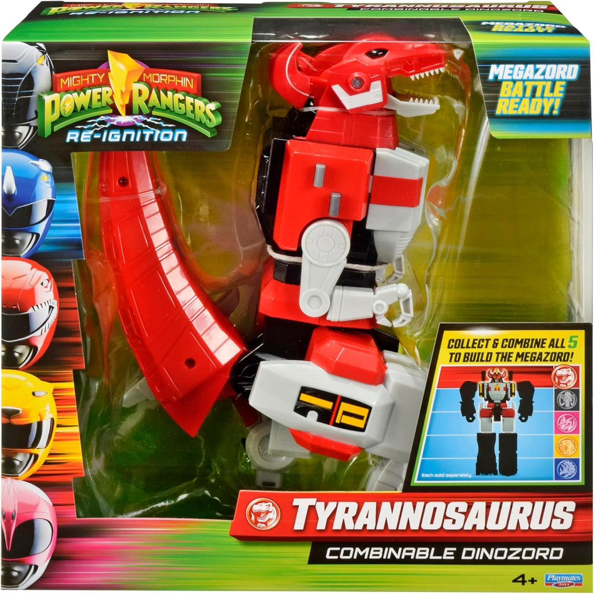 Power Rangers Re-Ignition 6 Inch Action Figure Combinable Megazord - Tyrannosaurus Rex