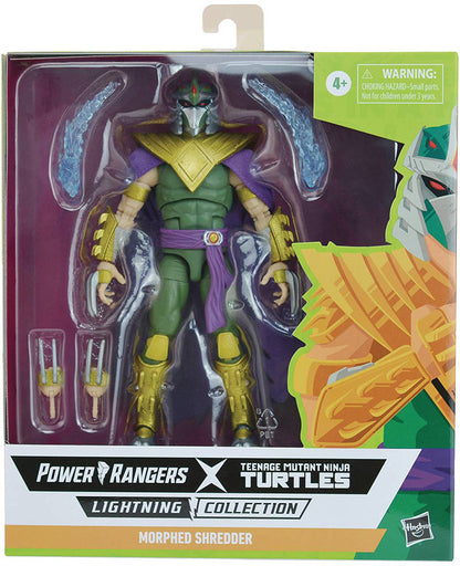 Power Rangers Teenage Mutant Ninja Turtles 6 Inch Action Figure Lightning Collection Deluxe - Morphed Green Ranger Shredder