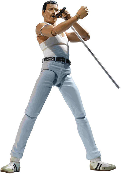 Queen 6 Inch Action Figure S.H. Figuarts - Freddy Mercury Live Aid (Sub-Standard Packaging)