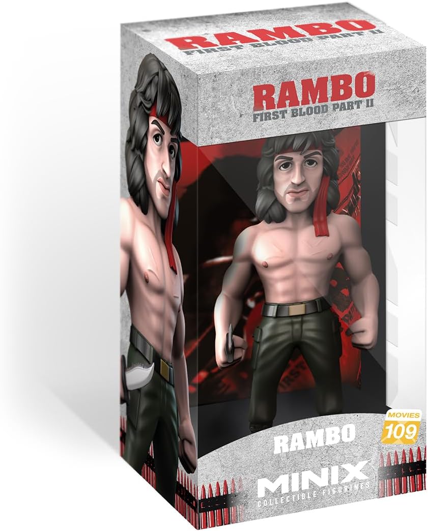 Rambo 3.75 Inch Static Figure Minix - Rambo with Bandana #109