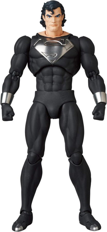 Return Of Superman 6 Inch Action Figure Mafex - Black Suit Superman