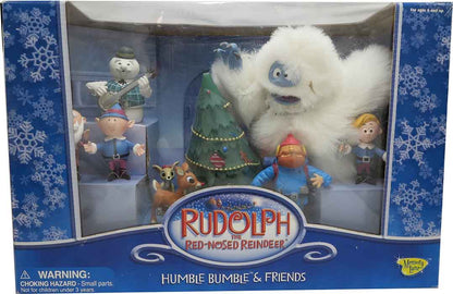 Rudolph The Red Nosed Reindeer 5 Inch Action Figure Box Set - Humble Bumble & Friends (Shelf Wear Packaging)