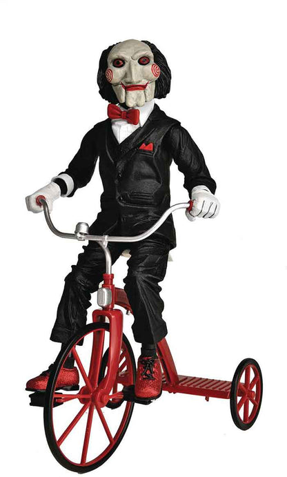 Saw 12 Inch Action Figure Deluxe - Billy Puppet with Tricycle (Sub-Standard Packaging)