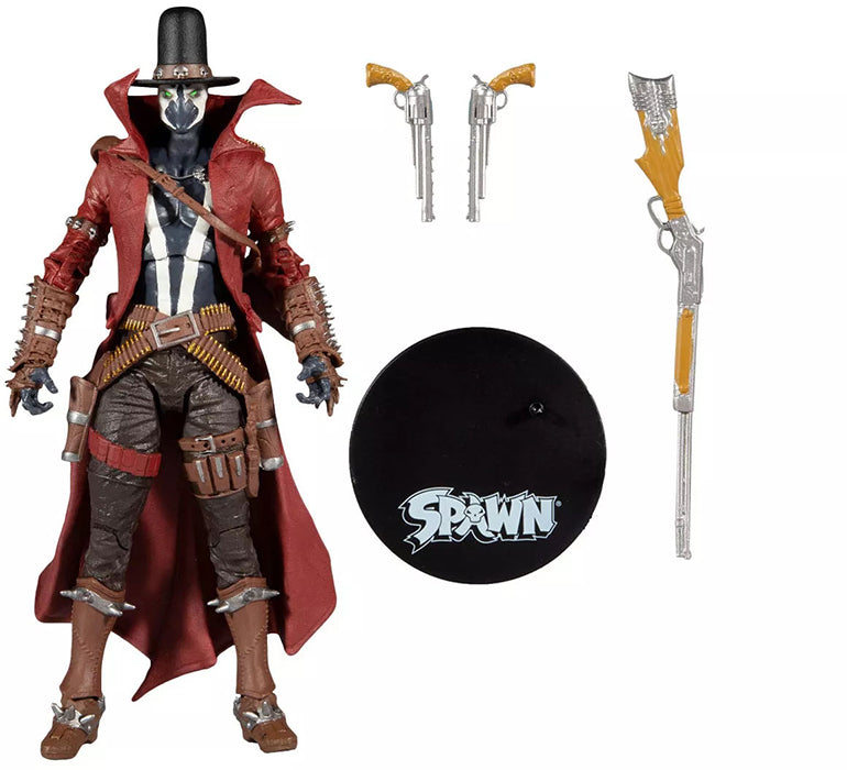 Spawn 7 Inch Action Figure Wave 1 - Gunslinger Spawn with Rifle Exclusive (Non Mint Packaging)
