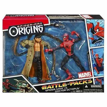 Spider-Man Origins 6 Inch Action Figure Battle Pack - Spider-Man vs Doctor Octopus (Shelf Wear Packaging)