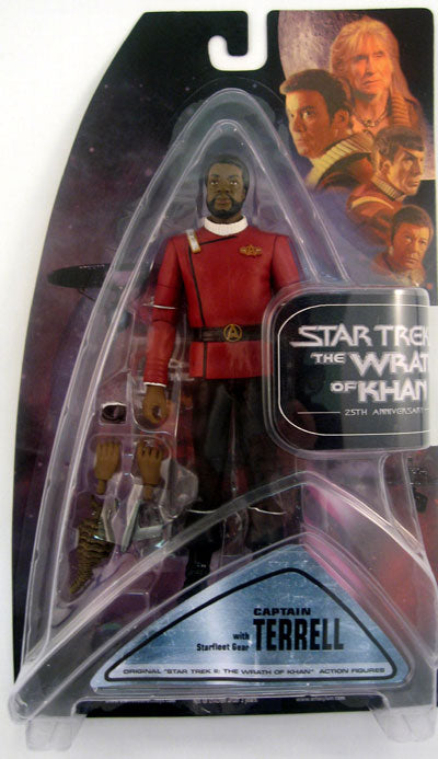 Star Trek 25th Anniversay Action Figures The Wrath Of Khan: Captain Terrell (Non Mint Packaging)