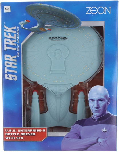 Star Trek The Next Generation 4 Inch Vehicle Figure - Star Trek Enterprise NCC-1701 Bottle Opener (Shelf Wear Packaging)