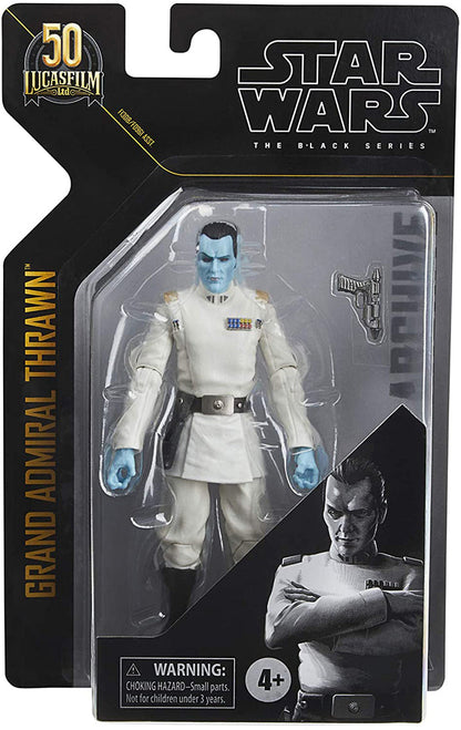 Star Wars The Black Series Archives 6 Inch Action Figure Greatest Hits (2021 Wave 1) - Grand Admiral Thrawn (Sub-Standard Packaging)