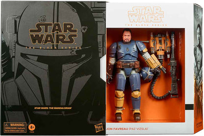 Star Wars The Black Series Box Art 6 Inch Action Figure Deluxe Exclusive - Jon Favreau Paz Vizsla (Sub-Standard Packaging)