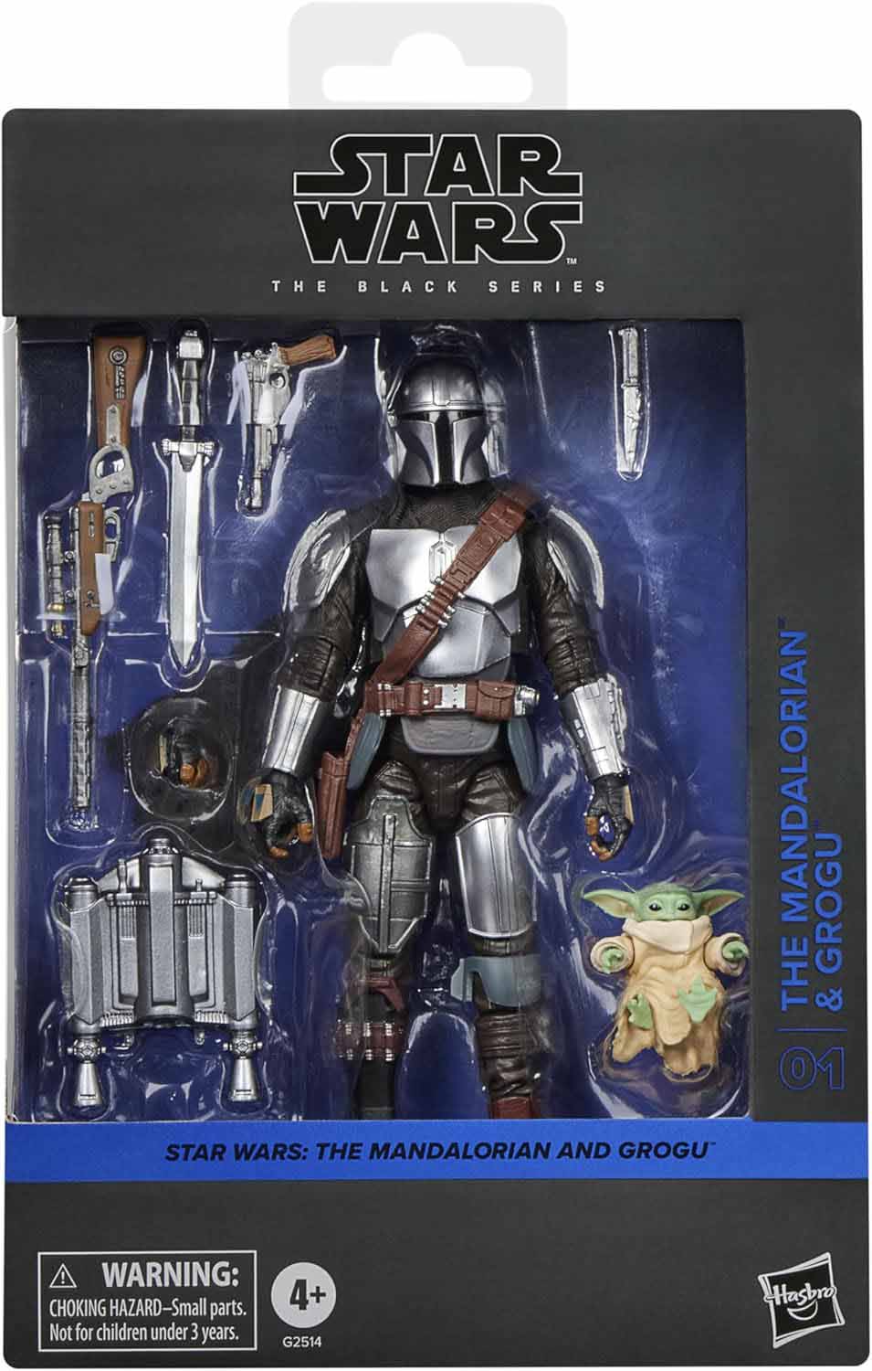 Star Wars The Black Series 6 Inch Action Figure Black Box Deluxe - The Mandalorian & Grogu #01