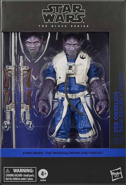 Star Wars The Black Series 6 Inch Action Figure Deluxe - Zeb Orrelios (New Republic Pilot)#07