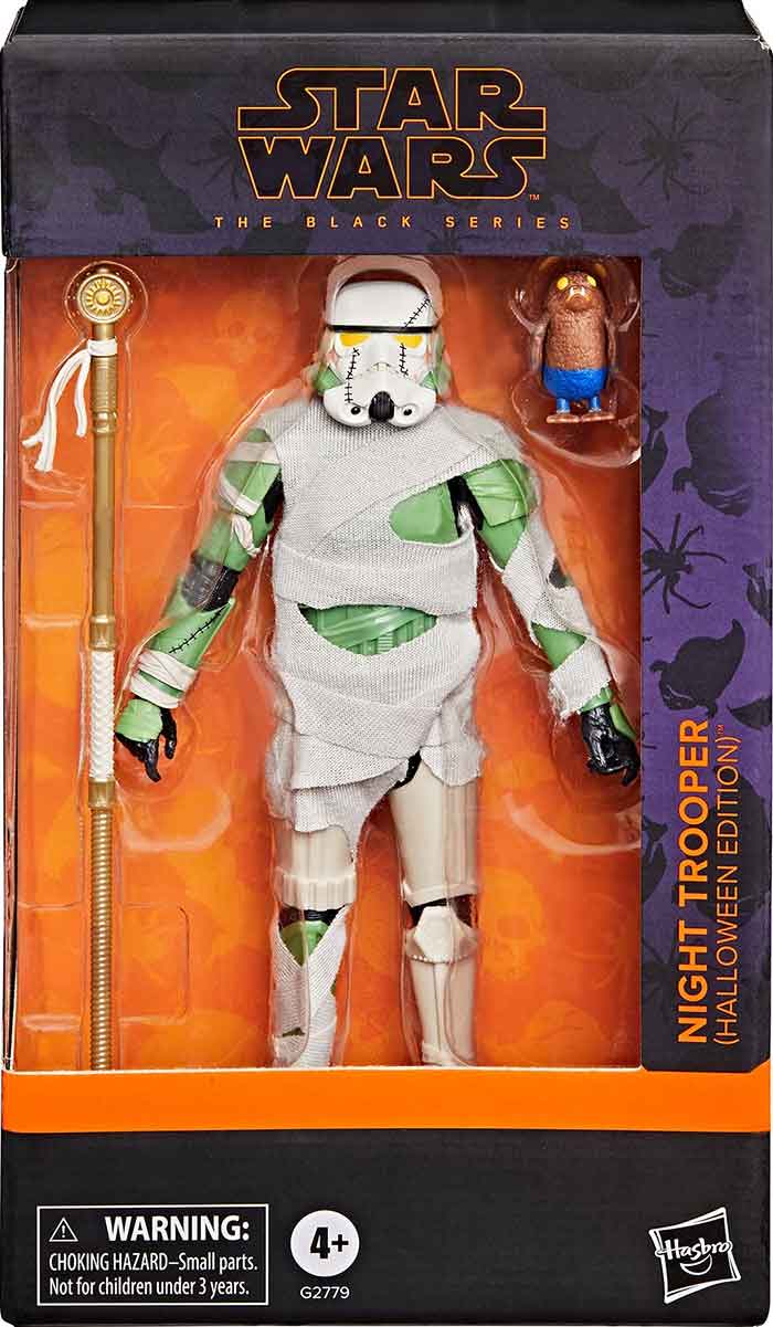 Star Wars The Black Series 6 Inch Action Figure Holiday Exclusive - Night Trooper Halloween Edition (Open Box Shelf Wear Packaging)