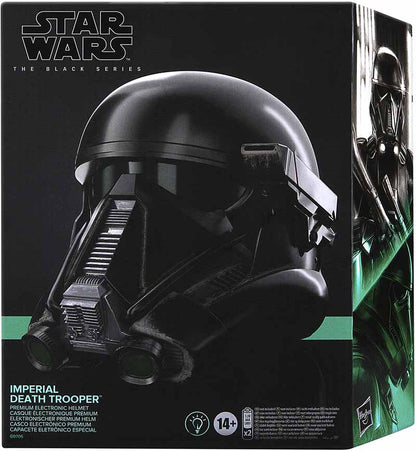 Star Wars The Black Series Life Size Prop Replica Rogue One - Imperial Death Trooper Premium Electronic Helmet (Openned Box Return Non Mint Packaging)