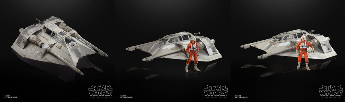 Star Wars The Black Series 6 Inch Vehicle Series - Snowspeeder with Dak Ralter (Shelf Wear Packaging)