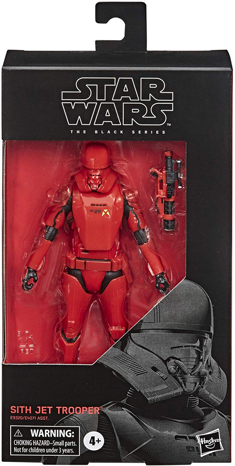 Star Wars The Black Series 6 Inch Action Figure Wave 35 - Sith Jet Trooper #106 (Sub-Standard Packaging)
