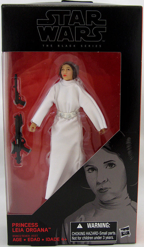Star Wars The Force Awakens 6 Inch Action Figure The Black Series Wave 9 - Princess Leia Organa #30 (Shelf Wear Pakaging)