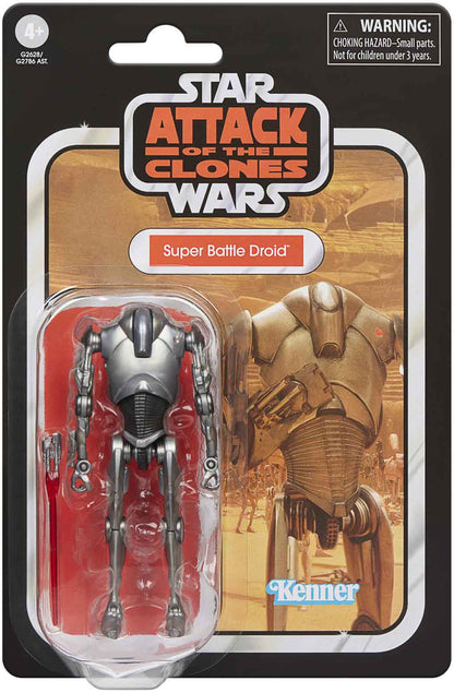 Star Wars The Vintage Collection 3.75 Inch Action Figure (2026 Wave 4A) - Super Battle Droid VC415 (Pre-Order Ships Nov. 2026)