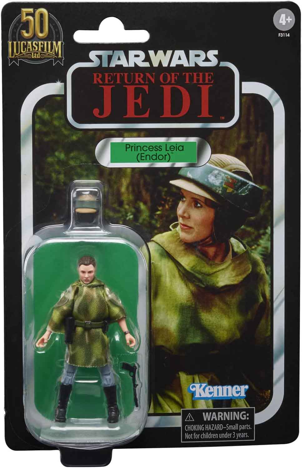 Star Wars The Vintage Collection 3.75 Inch Action Figure - Princess Leia (Endor) VC191 (Sub-Standard Packaging)