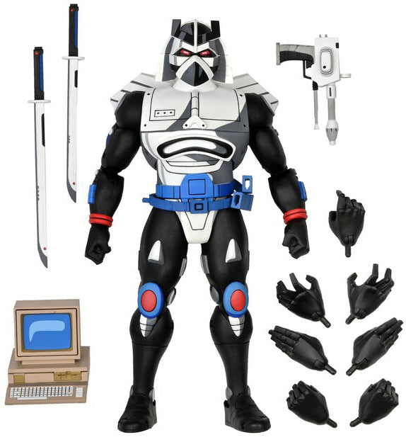 Teenage Mutant Ninja Turtles 1980 Cartoon 10 Inch Action Figure Ultimate Series - Chrome Dome (Sub-Standard Packaging)