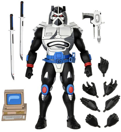 Teenage Mutant Ninja Turtles 1980 Cartoon 10 Inch Action Figure Ultimate Series - Chrome Dome (Sub-Standard Packaging)