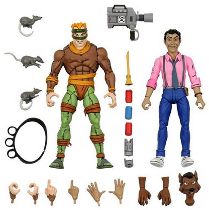 Teenage Mutant Ninja Turtles Cartoon Series 7 Inch Action Figure 2-Pack Exclusive - Rat King & Vernon