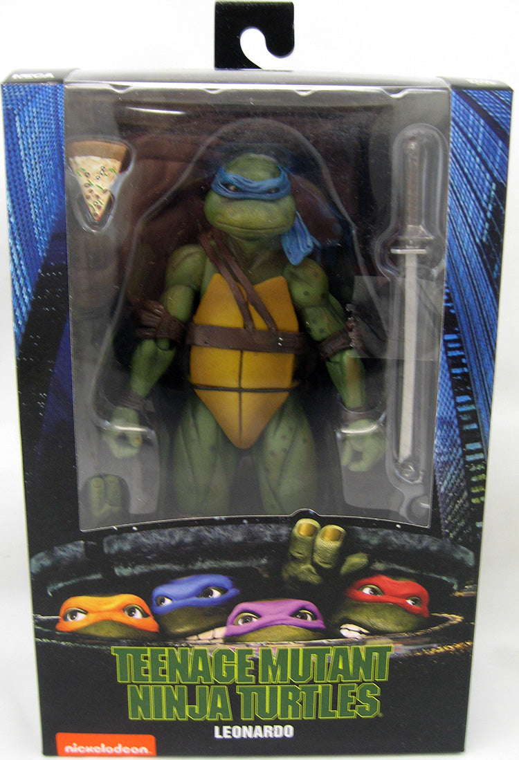 Teenage Mutant Ninja Turtles 6 Inch Action Figure Exclusive - Leonardo 1990 Movie Version (Sub-Standard Packaging)