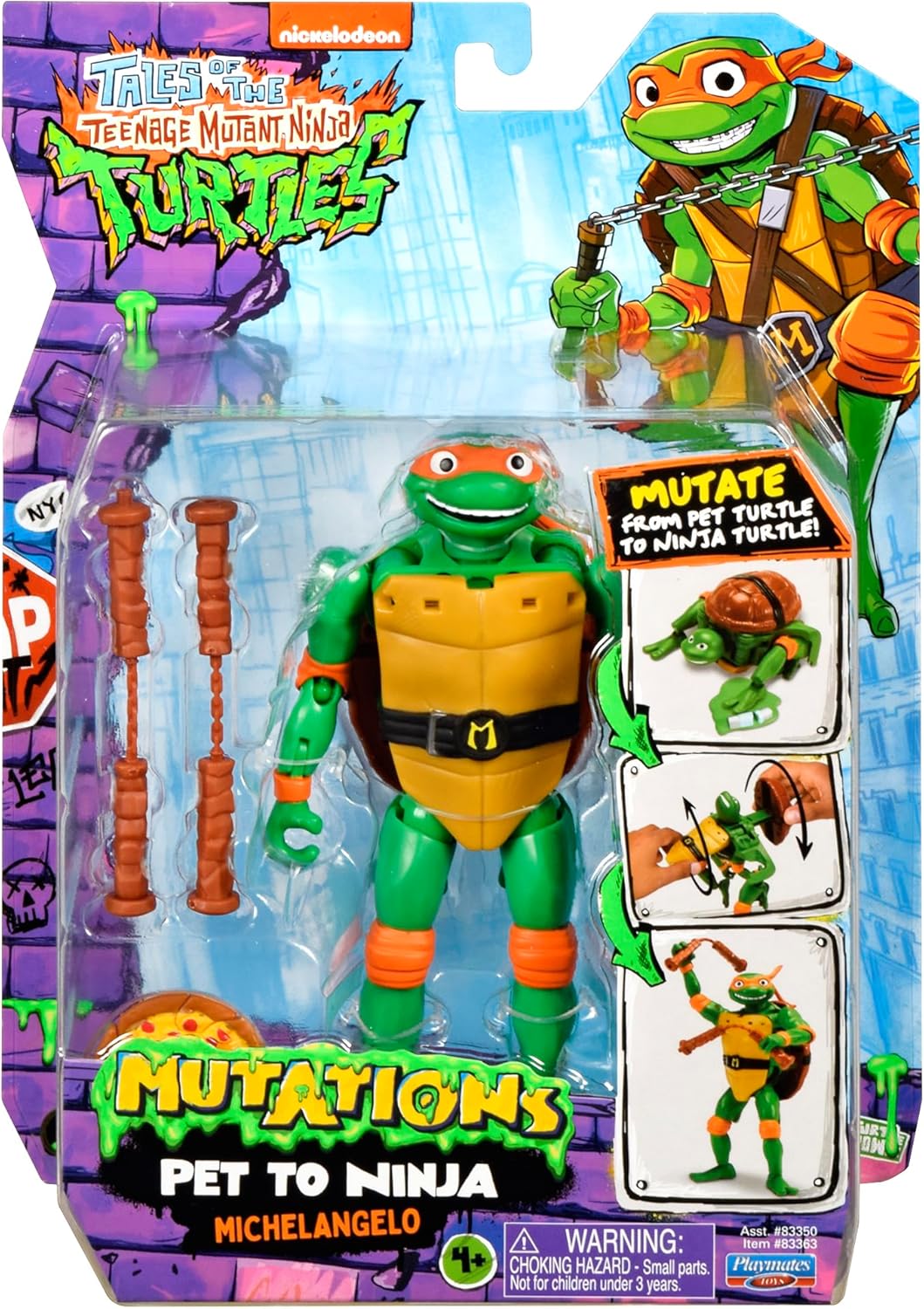 Teenage Mutant Ninja Turtles Mutations 6 Inch Action Figure - Michelangelo