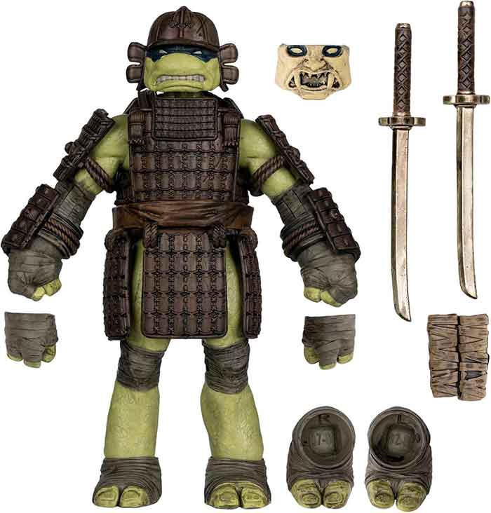 Teenage Mutant Ninja Turtles 5 Inch Action Figure Page Punchers Wave 4 - Leonardo Ronin