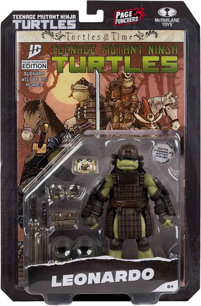 Teenage Mutant Ninja Turtles 5 Inch Action Figure Page Punchers Wave 4 - Leonardo Ronin