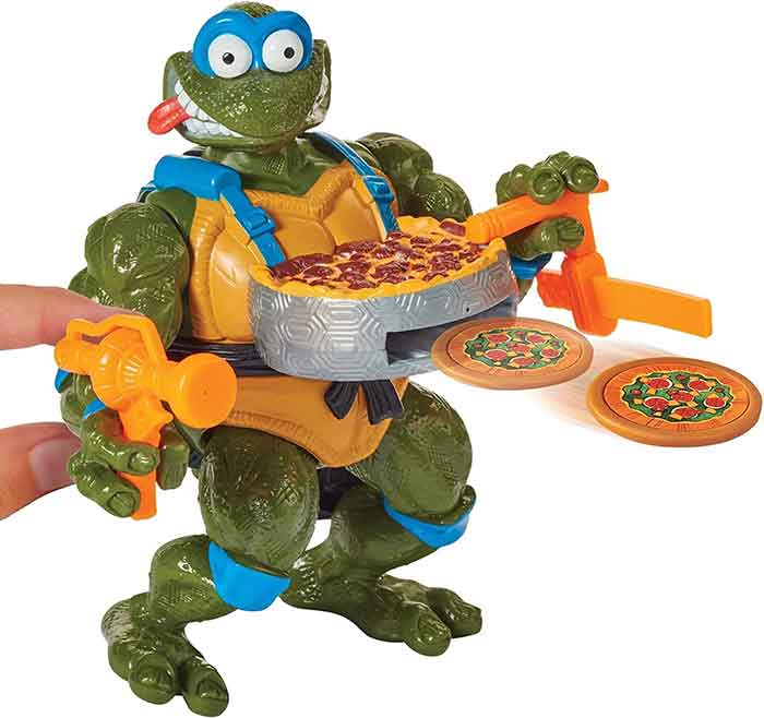 Teenage Mutant Ninja Turtles 4 Inch Action Figure Pizza Tossin - Leonardo