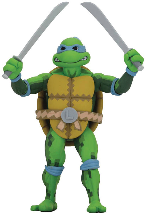 Teenage Mutant Ninja Turtles 7 Inch Action Figure Turtles In Time Series 1 - Leonardo