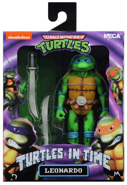 Teenage Mutant Ninja Turtles 7 Inch Action Figure Turtles In Time Series 1 - Leonardo