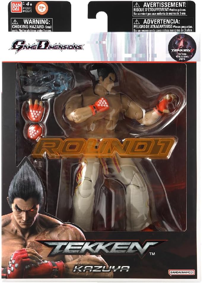 Tekken 6 Inch Action Figure Game Dimensions - Kazuya Mishima