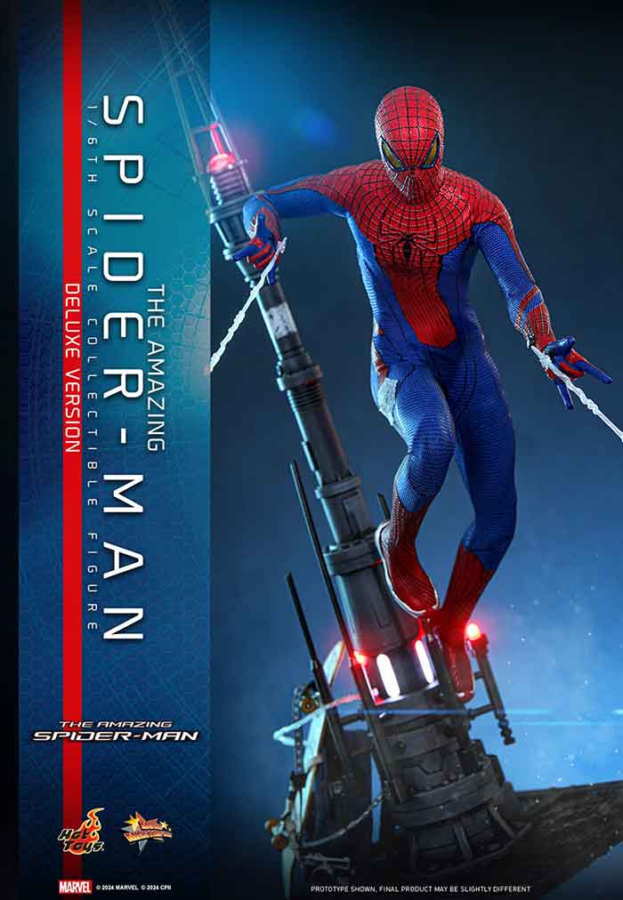The Amazing Spider-Man 12 Inch Action Figure 1/6 Scale - Spider-Man Deluxe Version Hot Toys 9138182