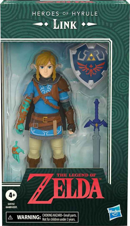 The Legend Of Zelda 6 Inch Action Figure - Heroes of Hyrule Link (Pre-Order Ships May 2027)