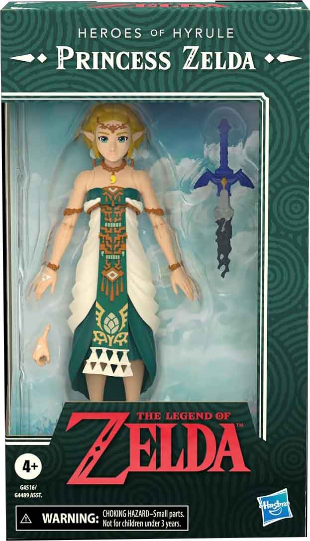 The Legend Of Zelda 6 Inch Action Figure - Heroes of Hyrule Princess Zelda (Pre-Order Ships May 2027)