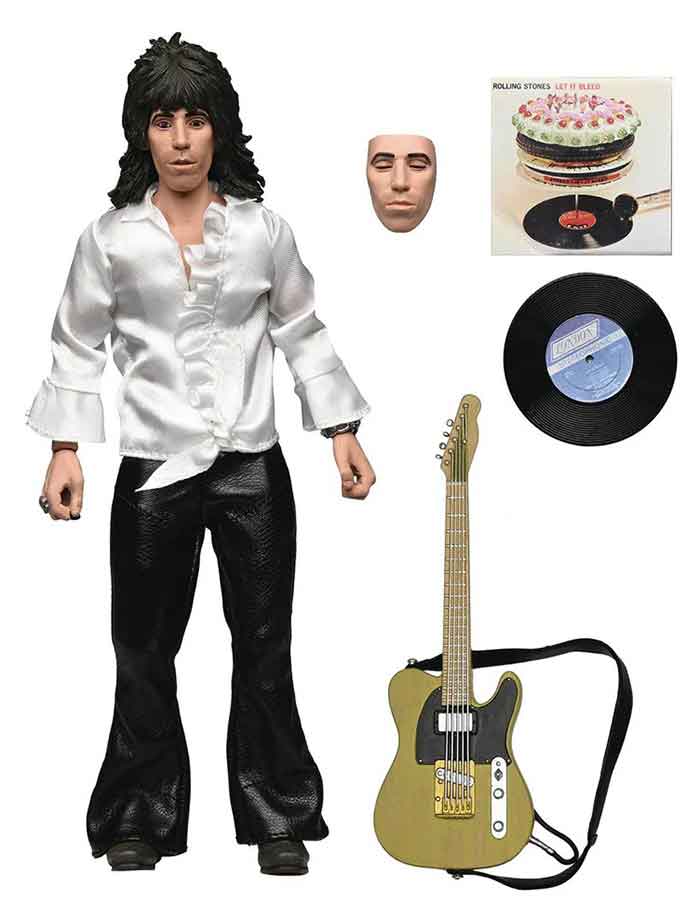 The Rolling Stones 7 Inch Action Figure Retro Clothed Series - Keith Richards 1975