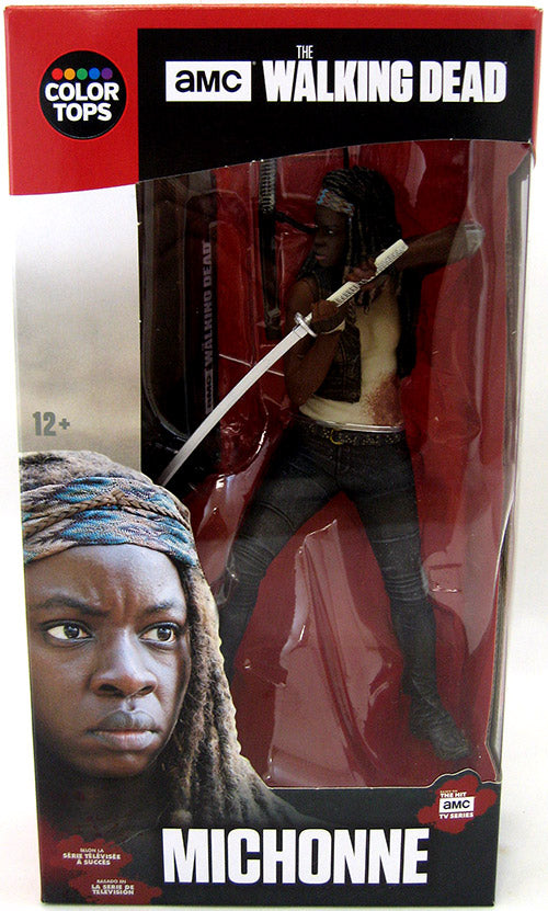 The Walking Dead 7 Inch Static Figure Color Tops Television Series - Michonne #2 (Sub-Standard Packaging)